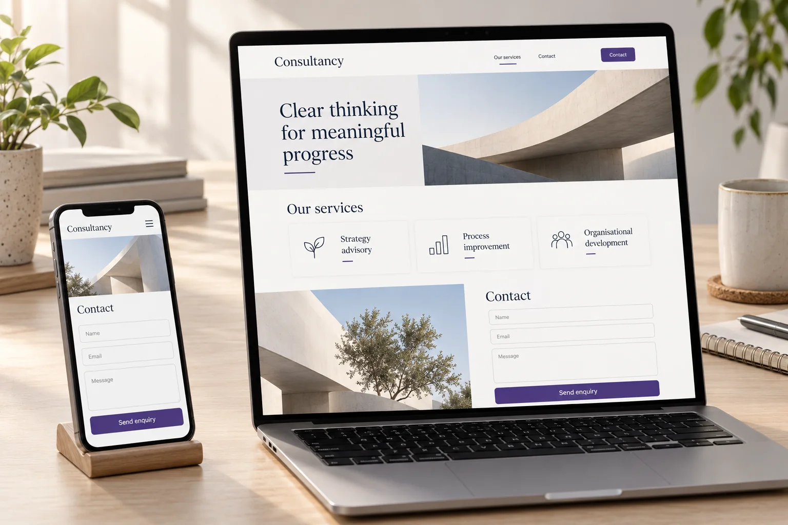 Realistisches Gestaltungsbeispiel für · Digital Start